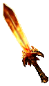 Brennendes Schwert des Feuerteufels